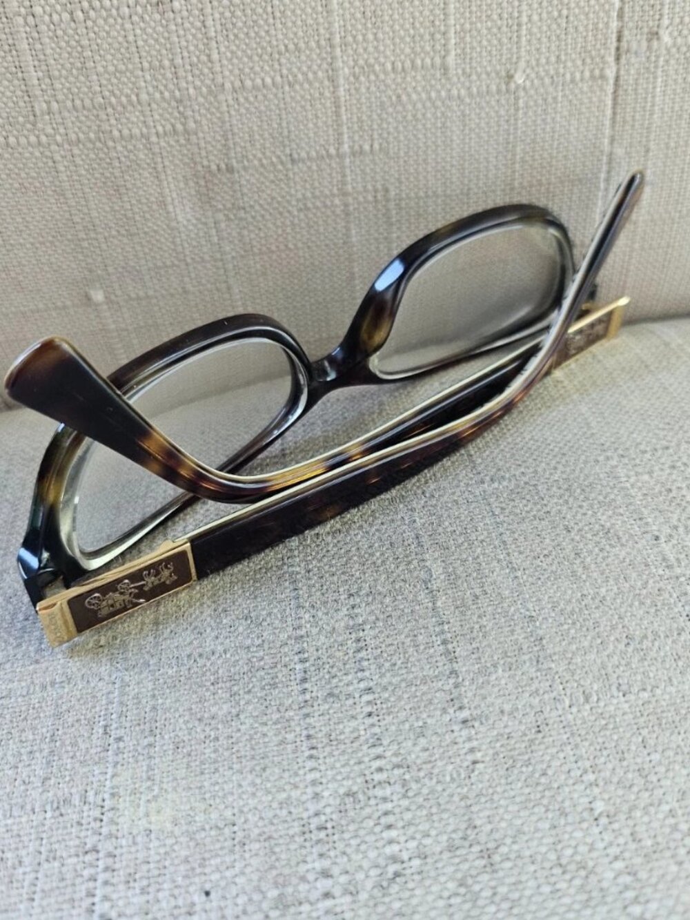 Coach Women Glasses Frame EMMA Dark TortSand Sig C Eyewear Eyeglasses Frame only - Picture 8 of 13